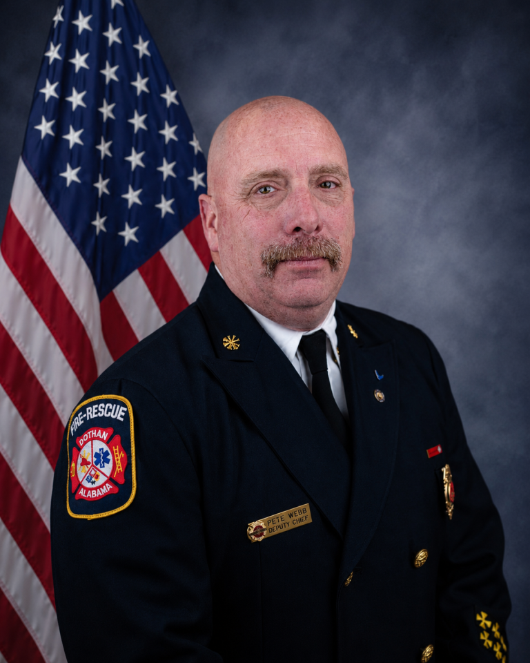 Chief Pete Webb in class A uniform