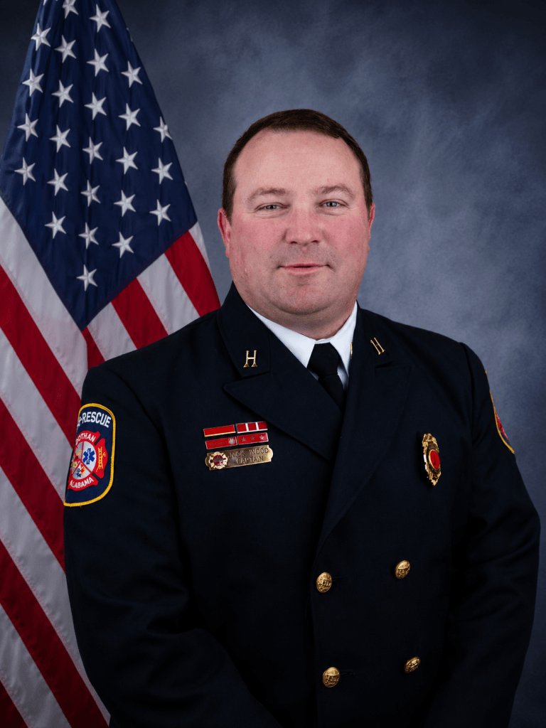 Chief Wood in class A uniform