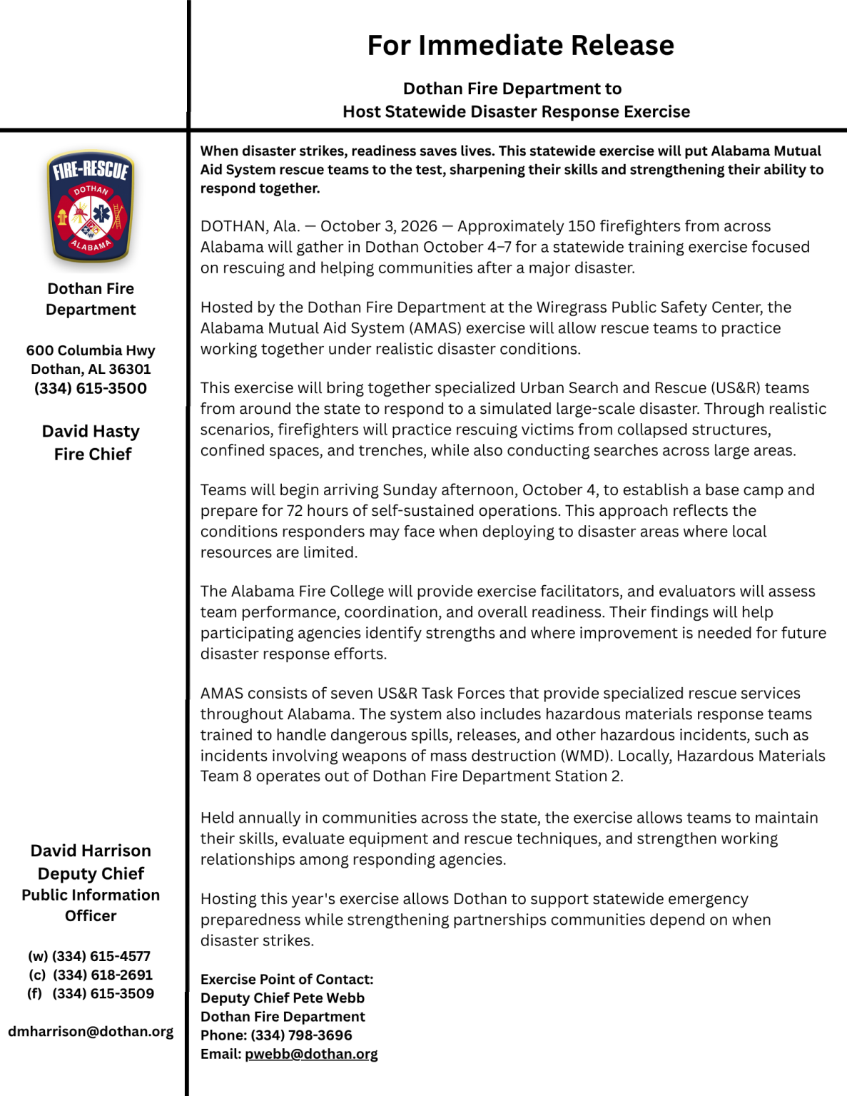 Press Release